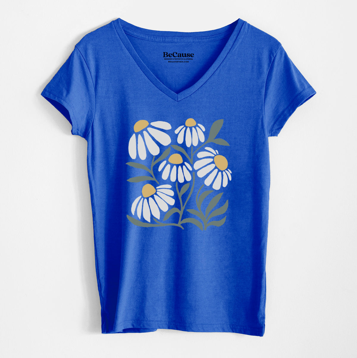 Chamomile Vibes - Women&#39;s 100% Recycled V-neck