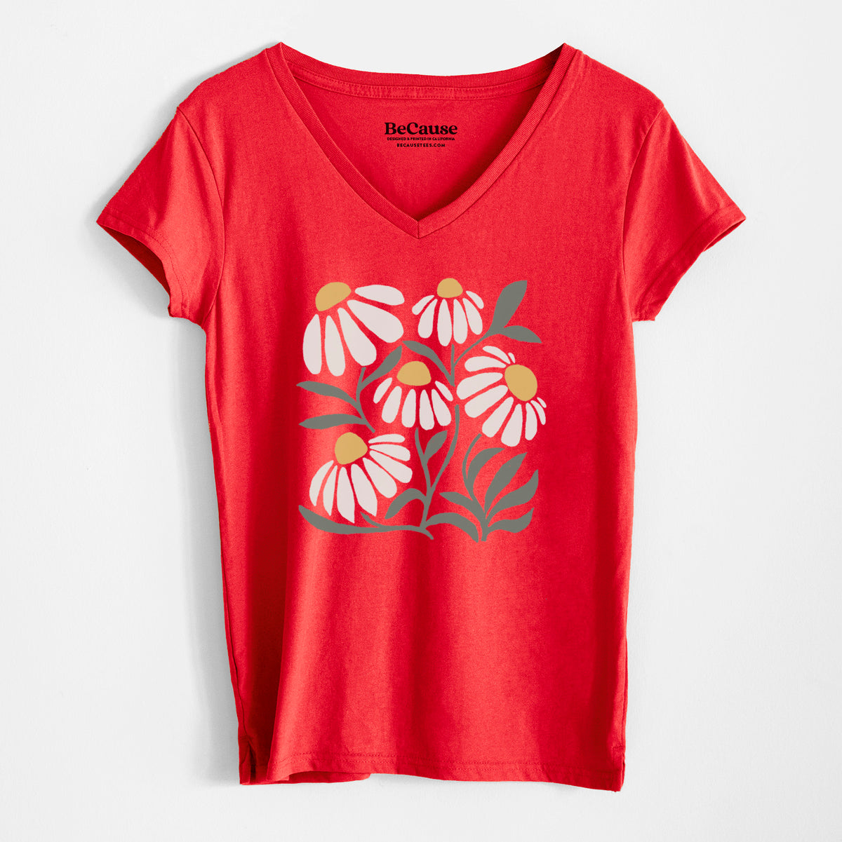 Chamomile Vibes - Women&#39;s 100% Recycled V-neck