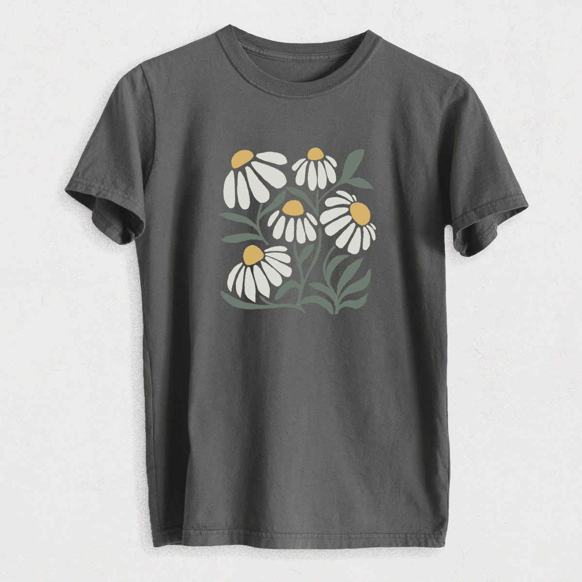 Chamomile Vibes - Heavyweight Men&#39;s 100% Organic Cotton Tee