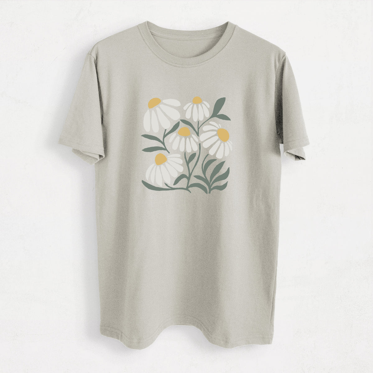 Chamomile Vibes - Heavyweight Men&#39;s 100% Organic Cotton Tee