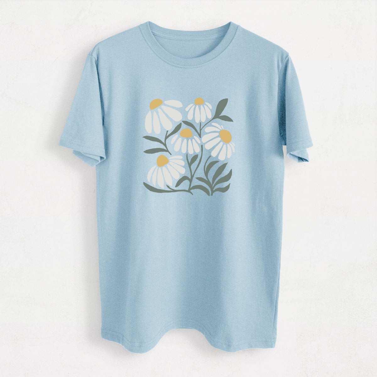 Chamomile Vibes - Heavyweight Men&#39;s 100% Organic Cotton Tee