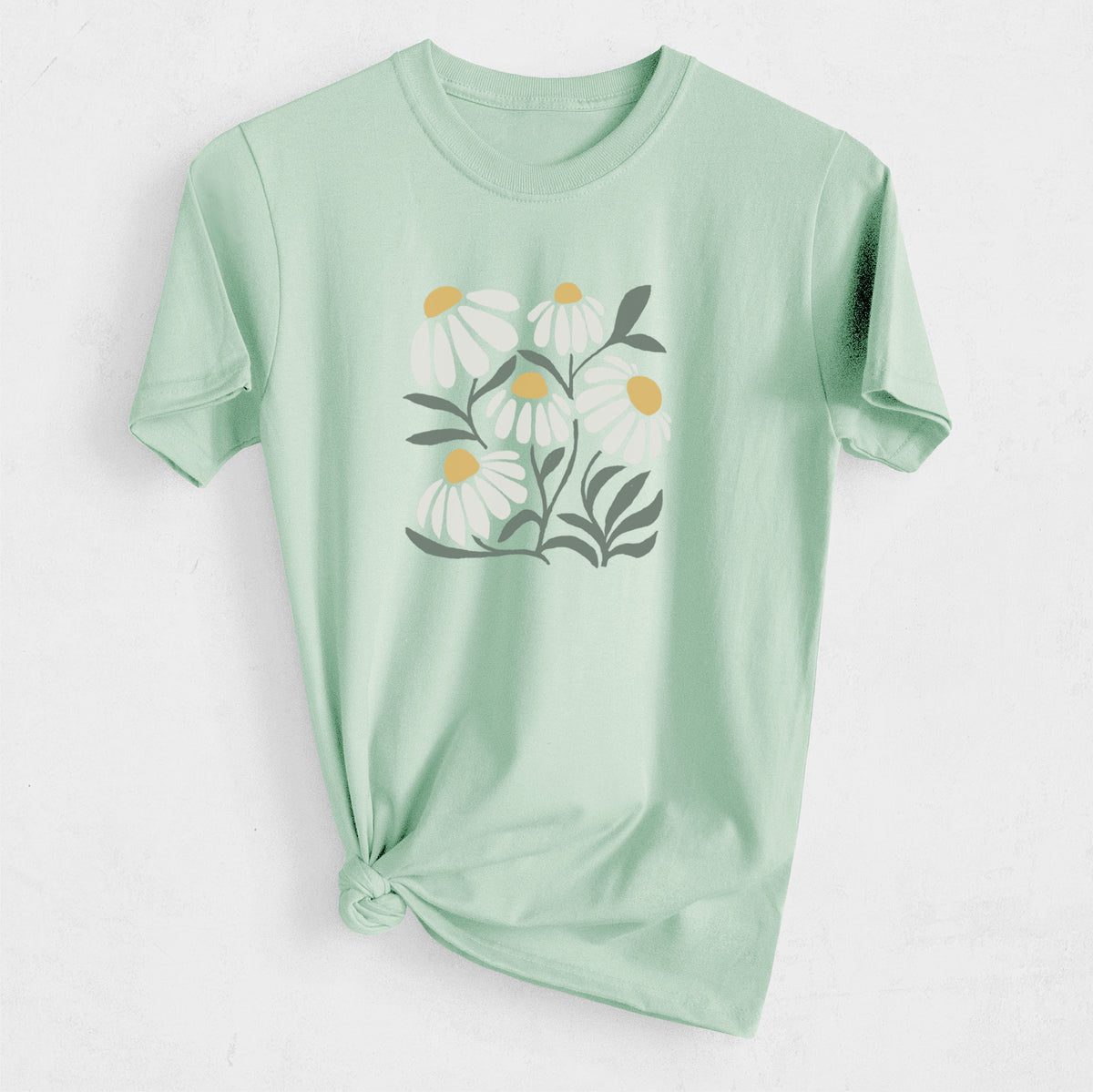 Chamomile Vibes - Heavyweight Men&#39;s 100% Organic Cotton Tee