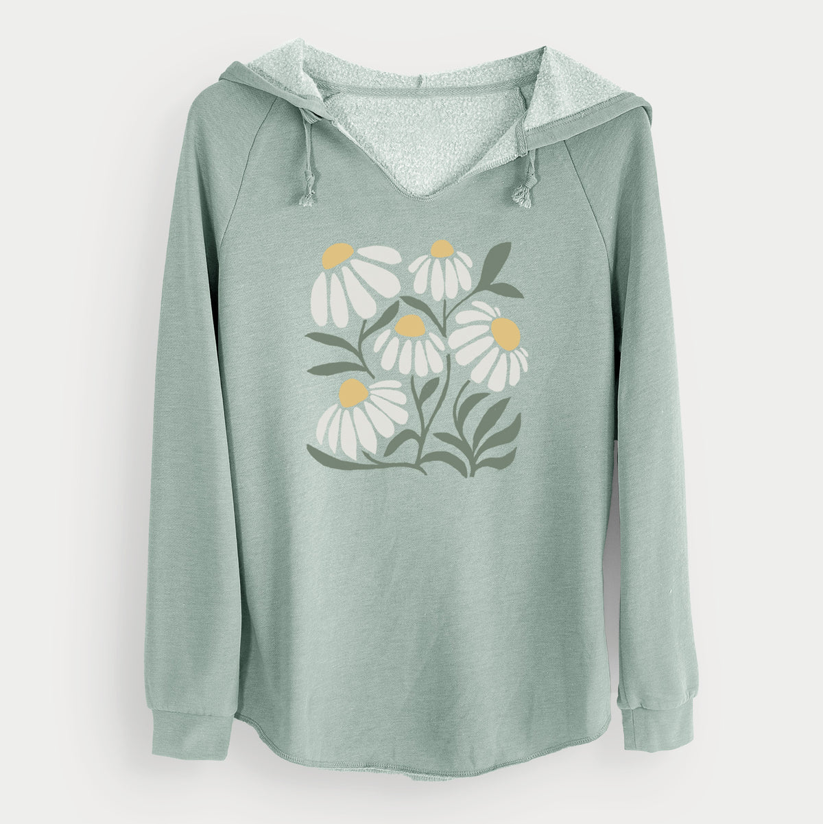 Chamomile Vibes - Cali Wave Hooded Sweatshirt