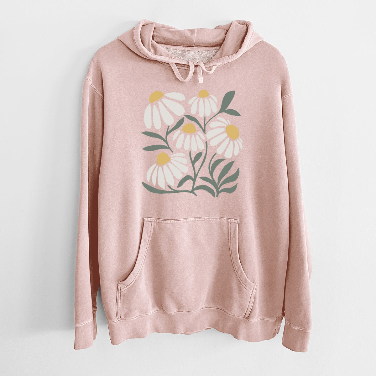 Chamomile Vibes - Unisex Pigment Dyed Hoodie