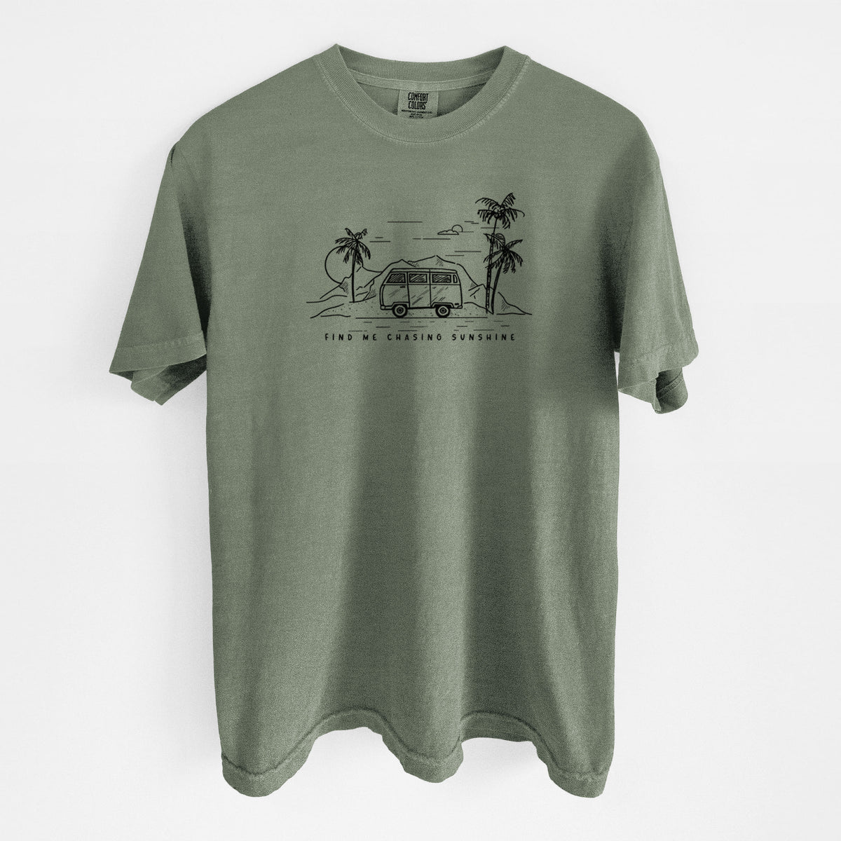 Find Me Chasing Sunshine - Unisex Comfort Colors Garment-Dyed Heavyweight T-shirt