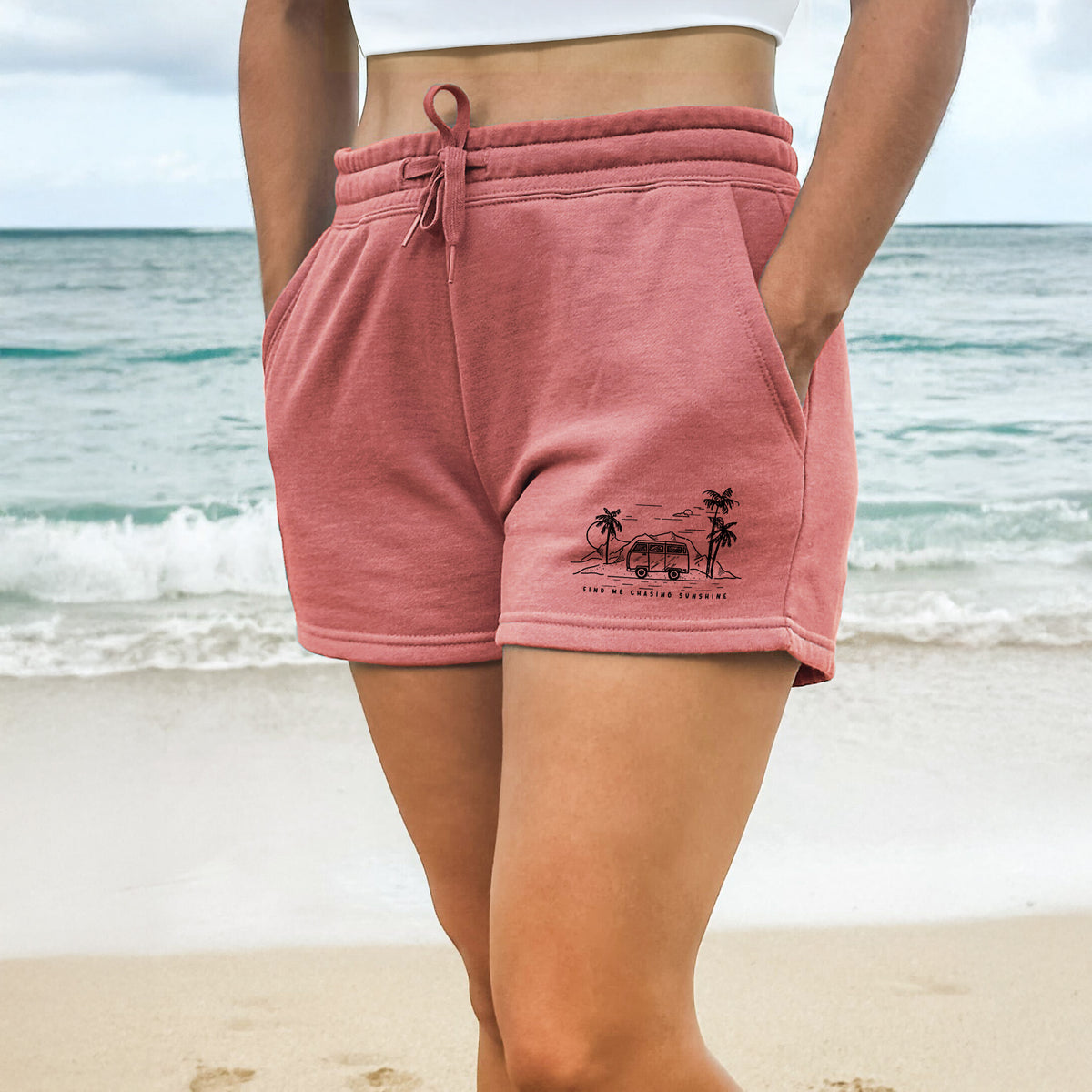 Find Me Chasing Sunshine - Women&#39;s Cali Wave Shorts