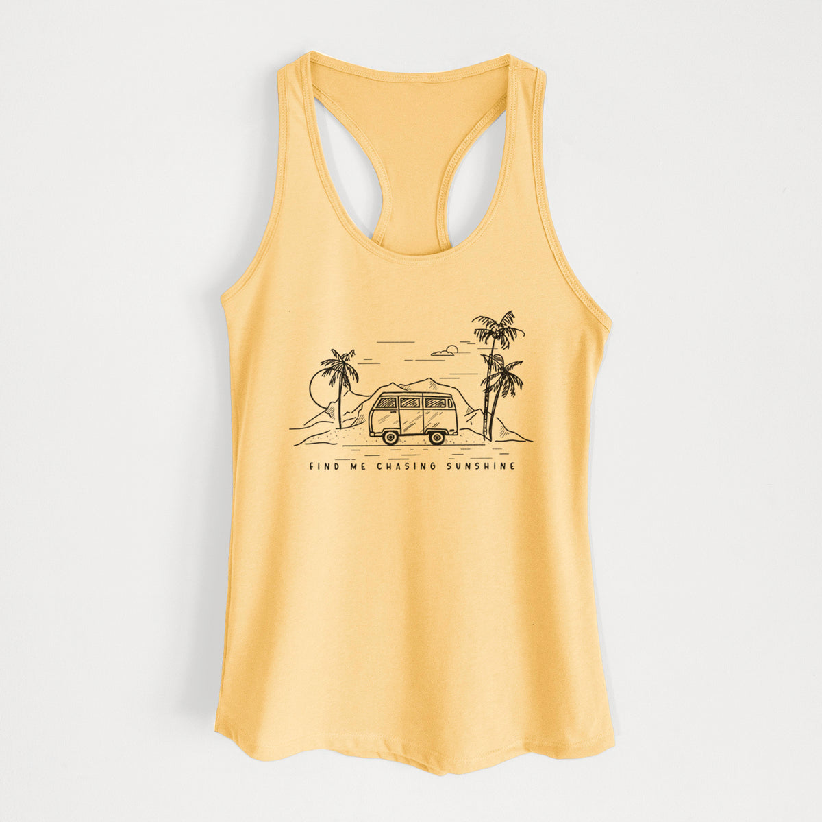 Find Me Chasing Sunshine - Women&#39;s Racerback Tanktop