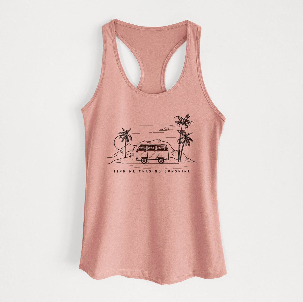 Find Me Chasing Sunshine - Women&#39;s Racerback Tanktop