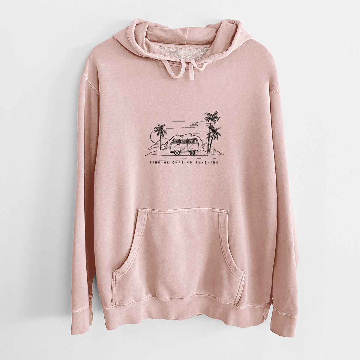 Find Me Chasing Sunshine - Unisex Pigment Dyed Hoodie