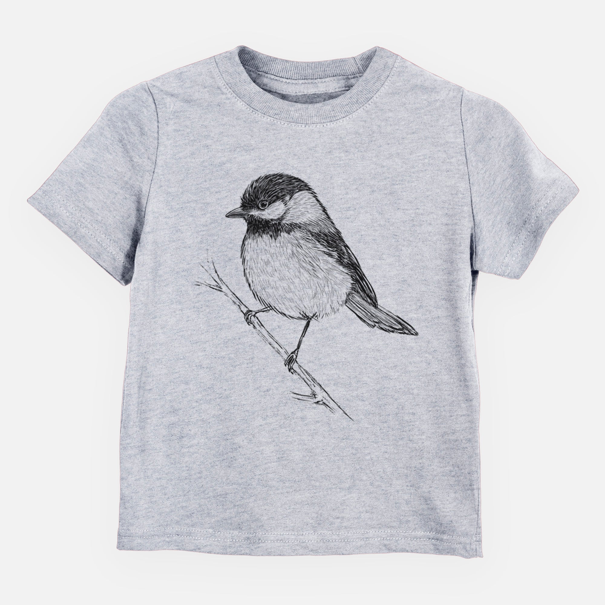 Black-capped Chickadee - Poecile atricapillus - Toddler/Youth Shirt