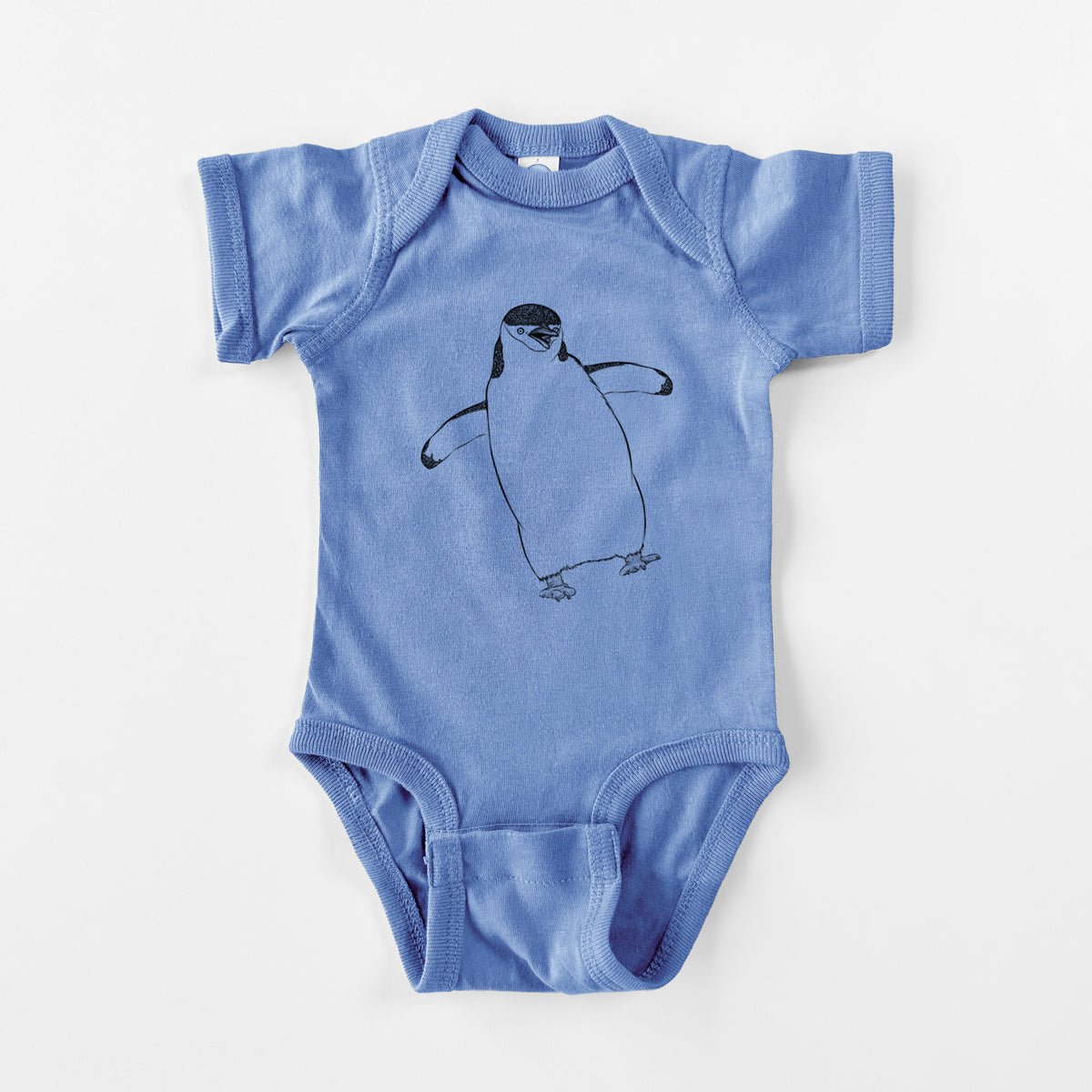 Chinstrap Penguin - Pygoscelis antarcticus - Baby Fine Jersey Bodysuit