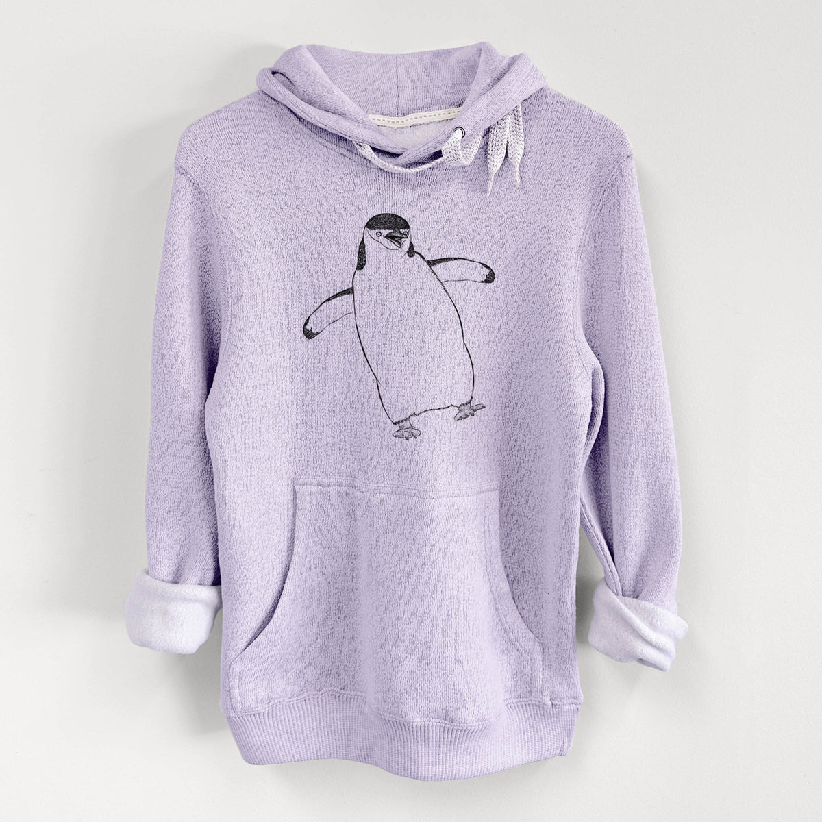 Chinstrap Penguin - Pygoscelis antarcticus - Knit Hoodie