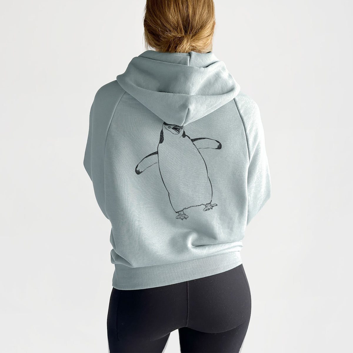 Chinstrap Penguin - Pygoscelis antarcticus - UltraLuxe Heavyweight French Terry Hoodie