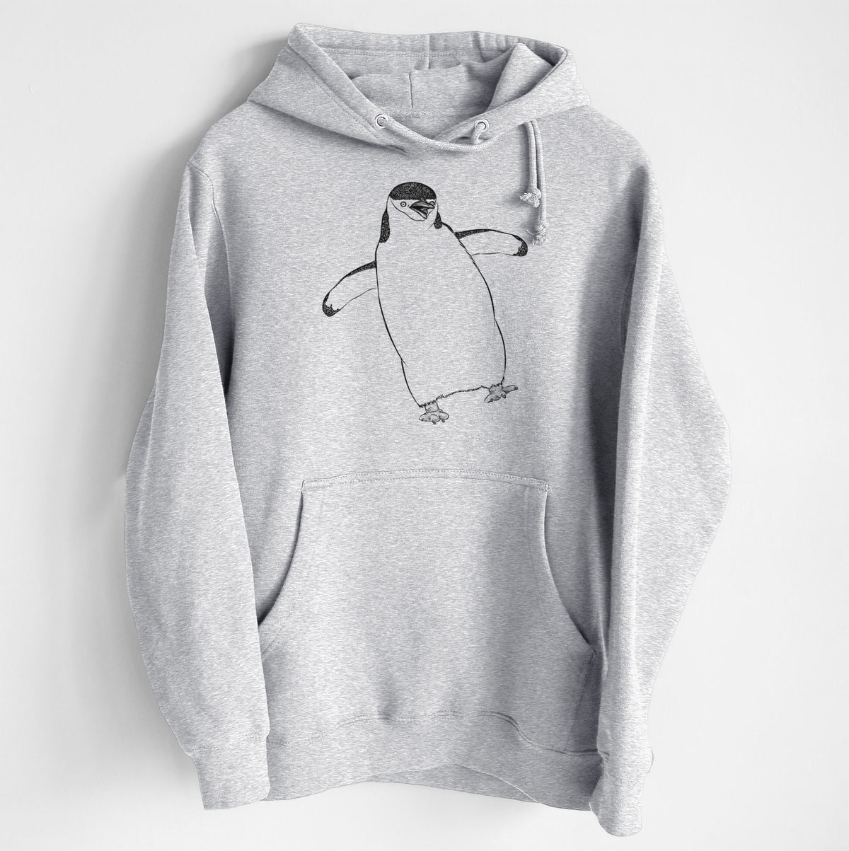 Chinstrap Penguin - Pygoscelis antarcticus - Heavyweight Fleece Hoodie