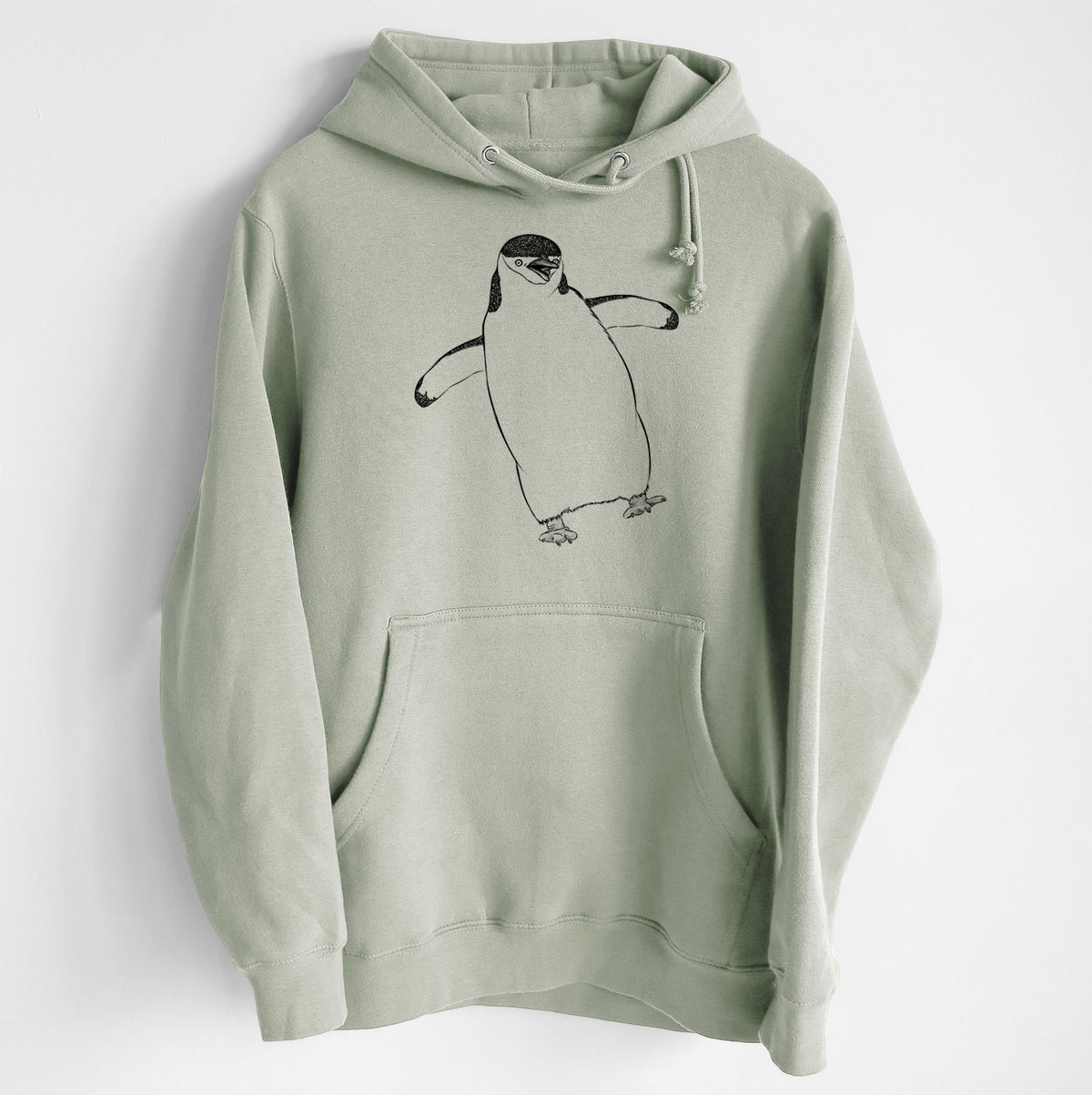 Chinstrap Penguin - Pygoscelis antarcticus - Heavyweight Fleece Hoodie
