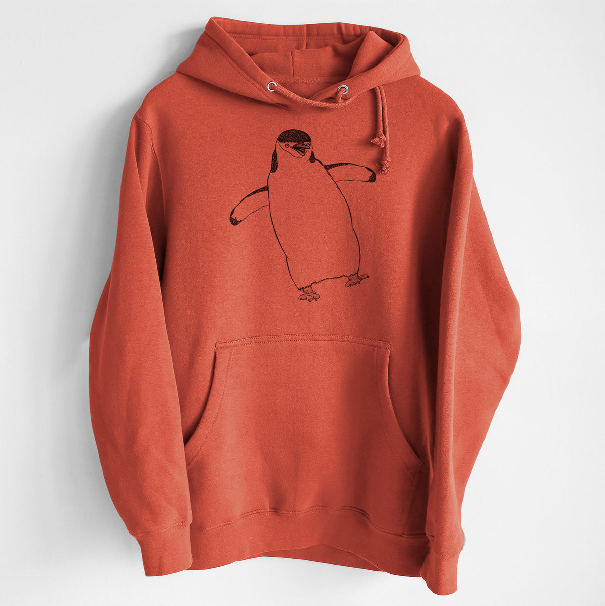 Chinstrap Penguin - Pygoscelis antarcticus - Heavyweight Fleece Hoodie