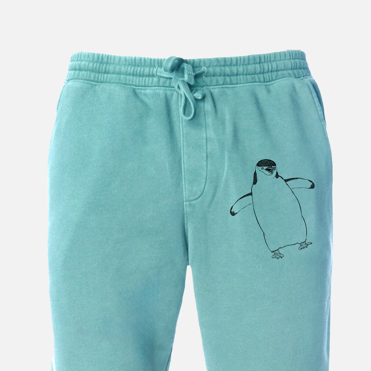 Chinstrap Penguin - Pygoscelis antarcticus - Unisex Pigment Dyed Sweatpants