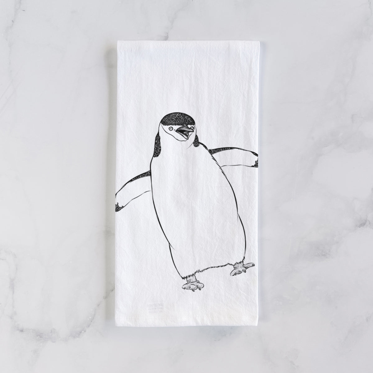 Chinstrap Penguin - Pygoscelis antarcticus Tea Towel