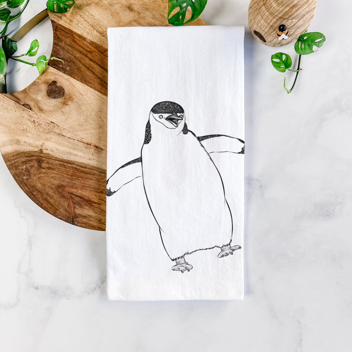 Chinstrap Penguin - Pygoscelis antarcticus Tea Towel