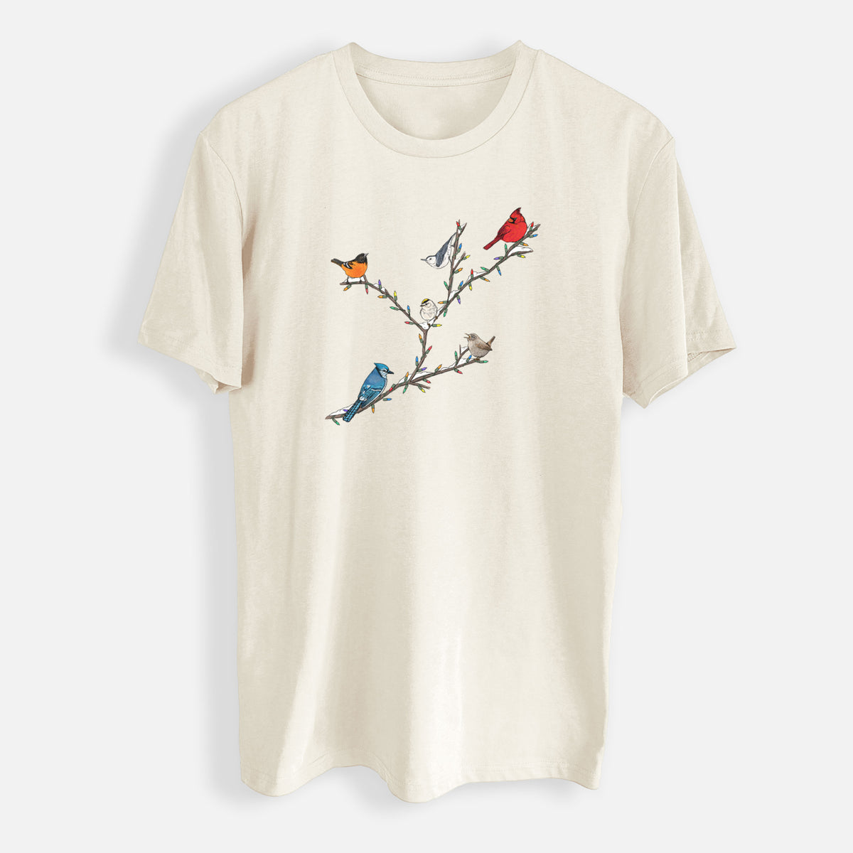 Christmas Backyard Birds - Mens Everyday Staple Tee