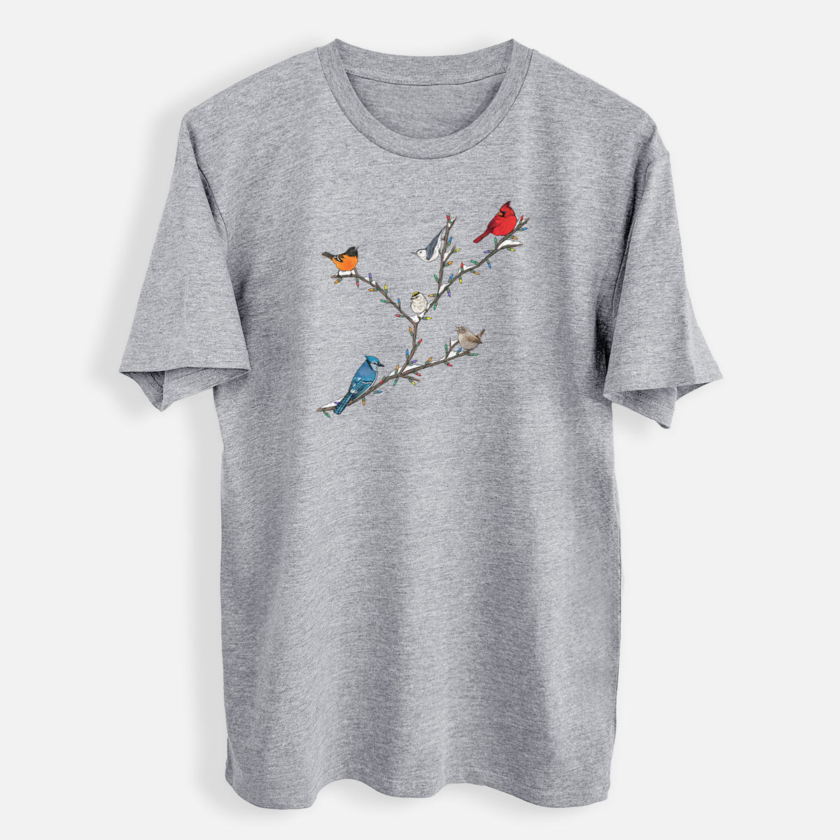 Christmas Backyard Birds - Mens Everyday Staple Tee