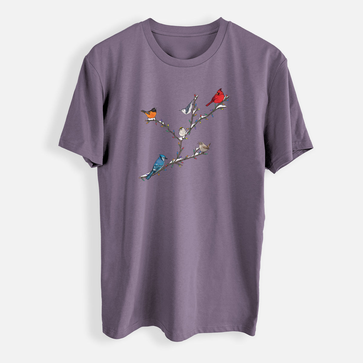 Christmas Backyard Birds - Mens Everyday Staple Tee