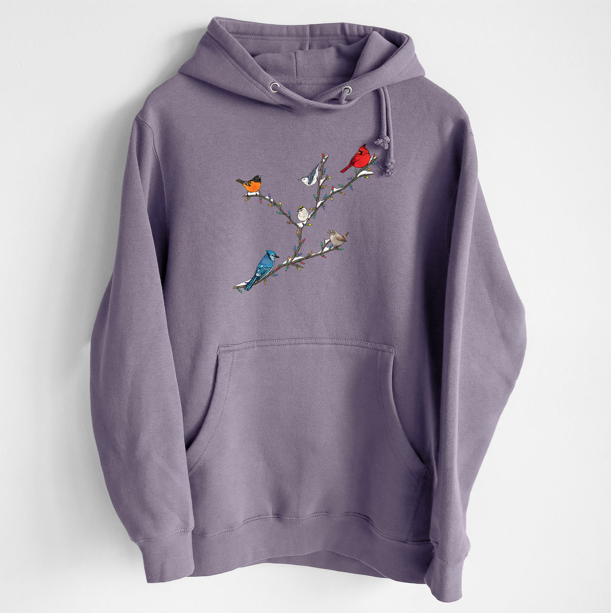 Christmas Backyard Birds - Heavyweight Fleece Hoodie