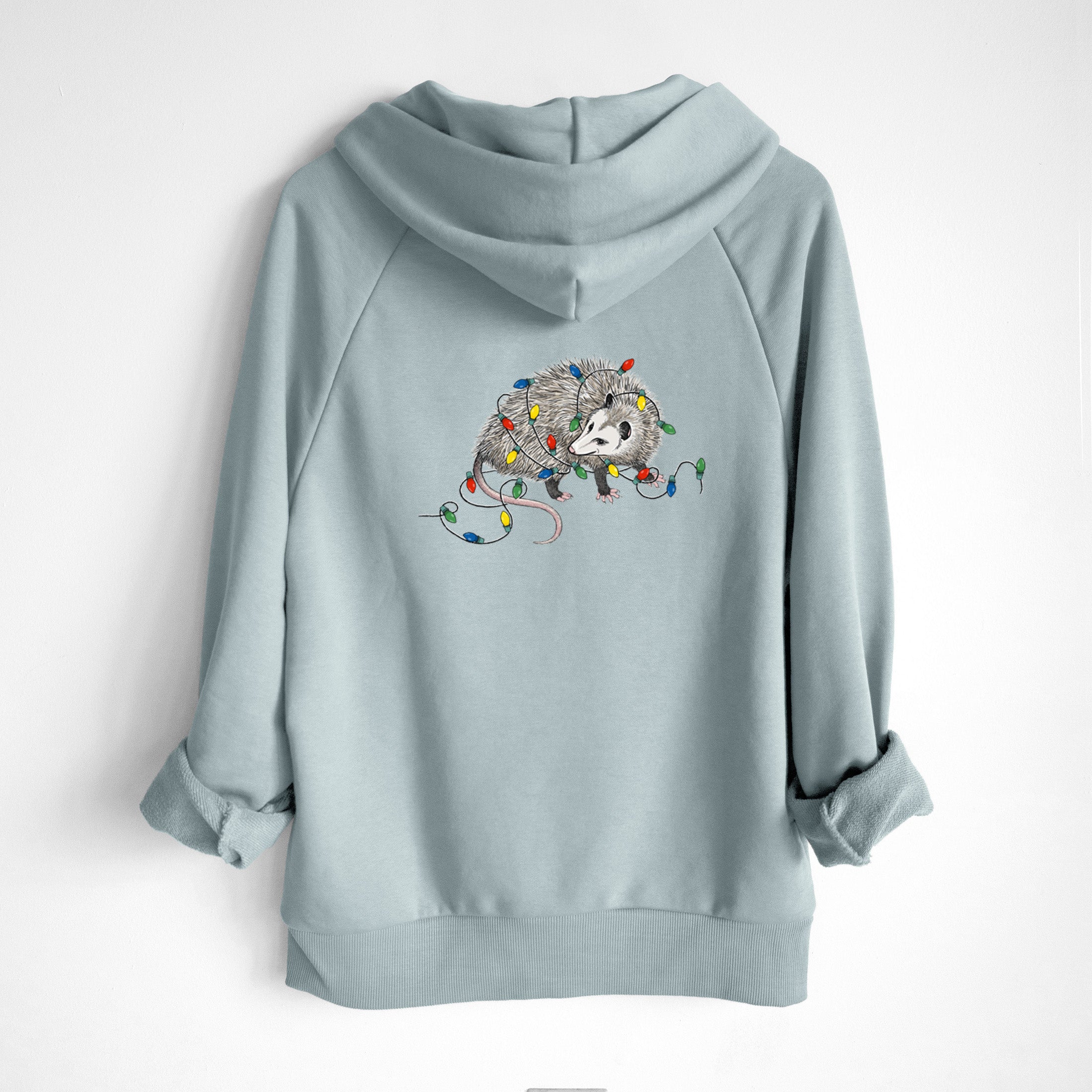 Christmas Opossum - UltraLuxe Heavyweight French Terry Hoodie