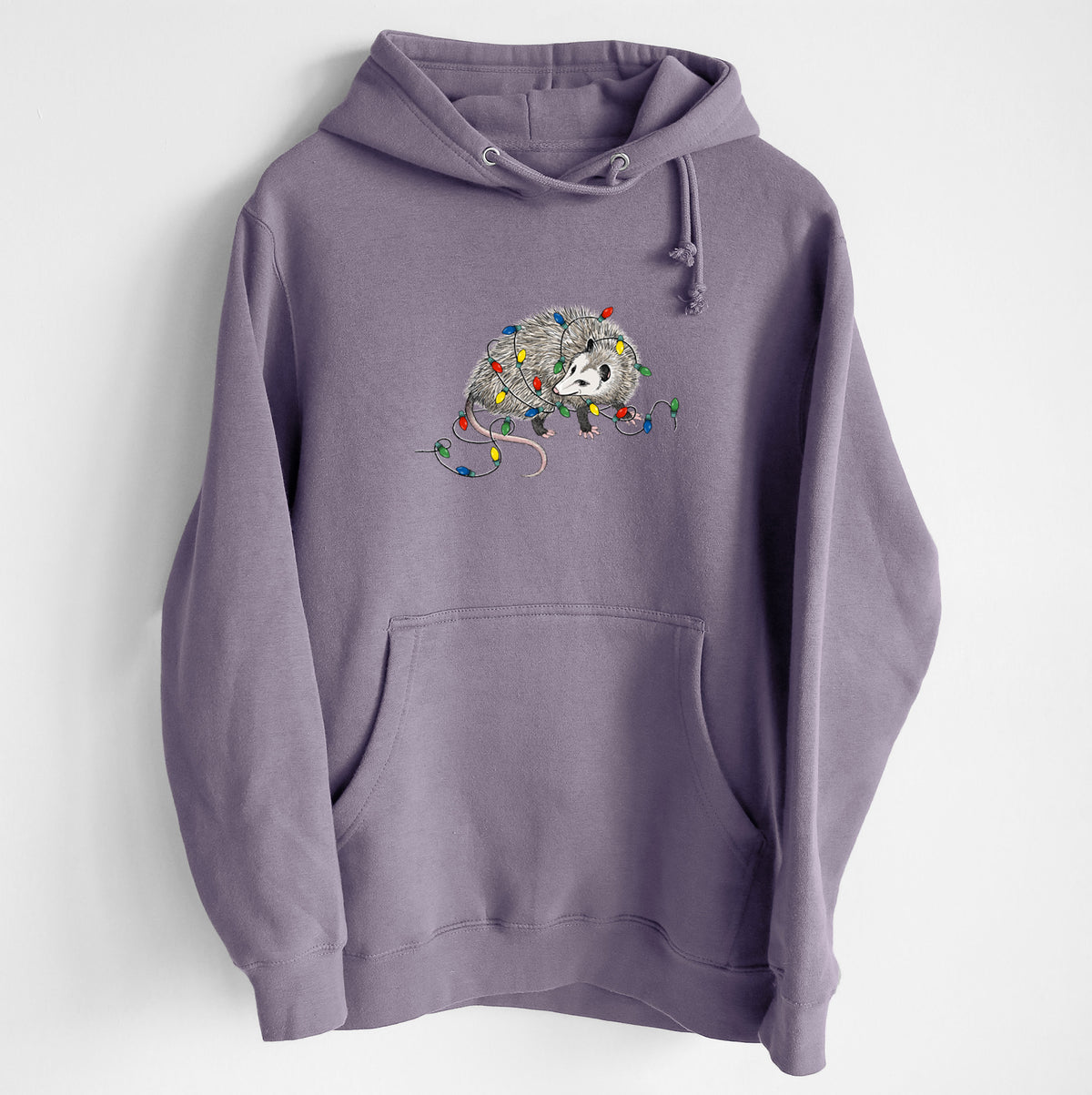 Christmas Opossum - Heavyweight Fleece Hoodie