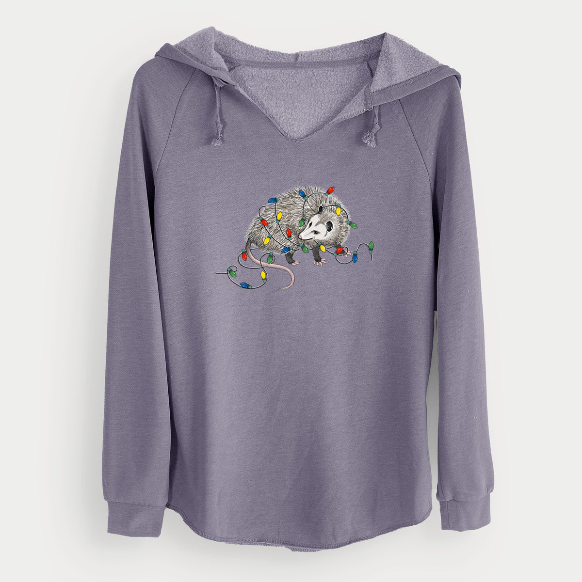 Christmas Opossum - Cali Wave Hooded Sweatshirt