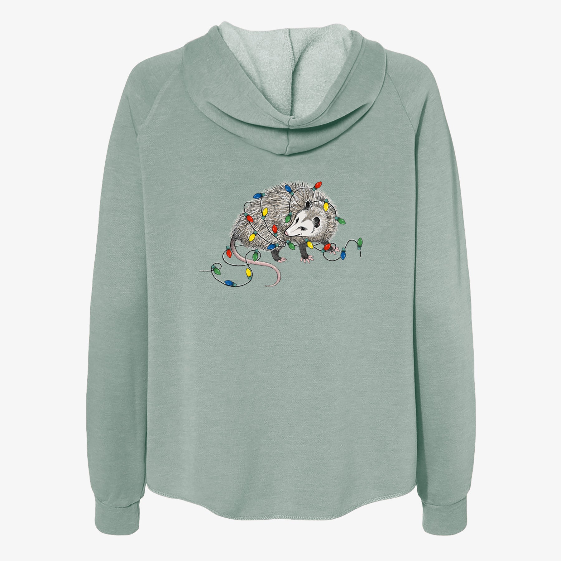 ChristmasOpossum - Women's Cali Wave Zip-Up Sweatshirt