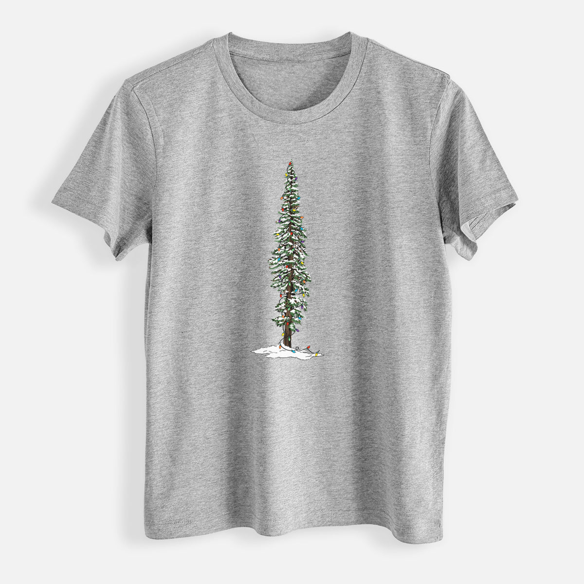 Christmas Redwood Tree - Womens Everyday Maple Tee