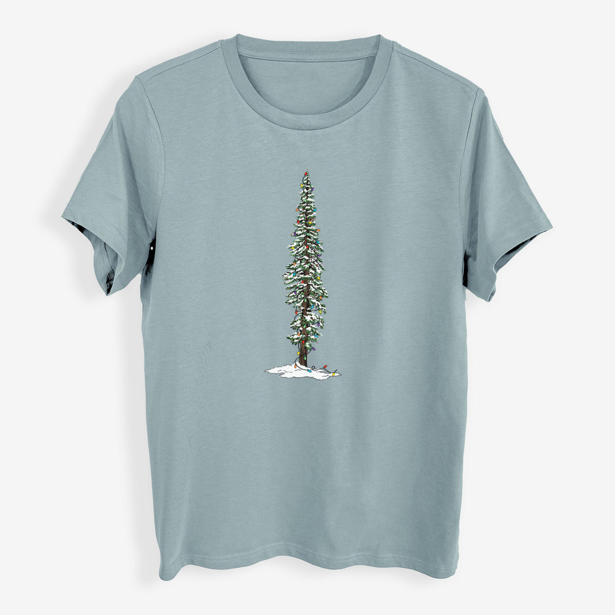 Christmas Redwood Tree - Womens Everyday Maple Tee