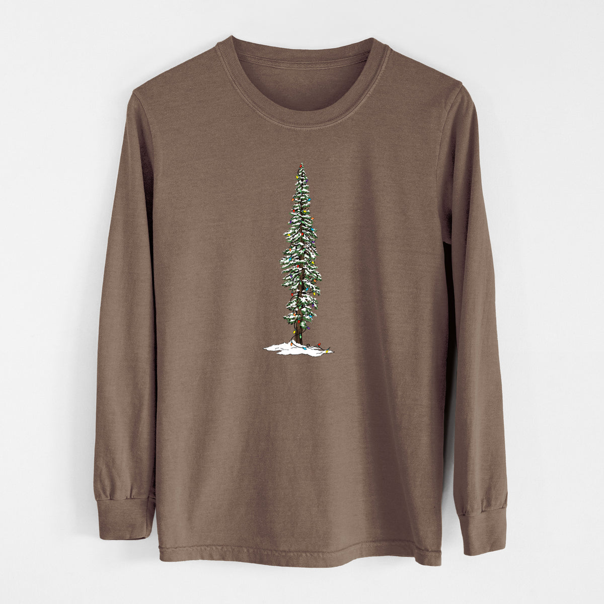 Christmas Redwood Tree - Unisex Comfort Colors 100% Cotton Long Sleeve