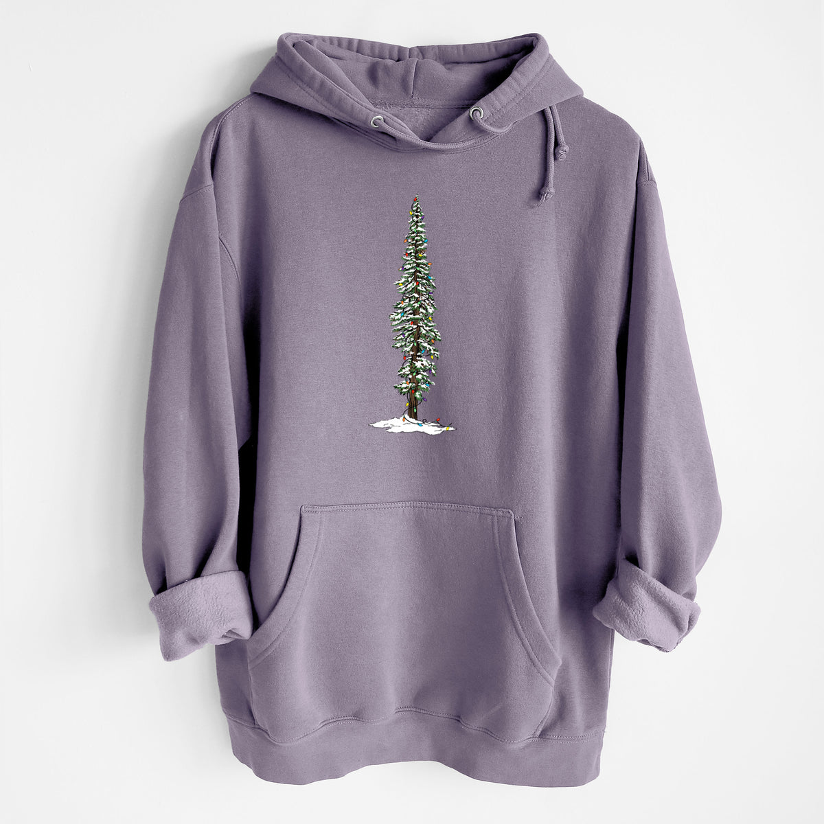 Christmas Redwood Tree - Heavyweight Fleece Hoodie