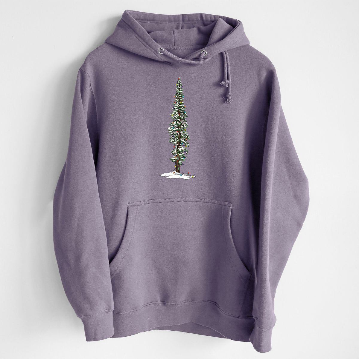 Christmas Redwood Tree - Heavyweight Fleece Hoodie