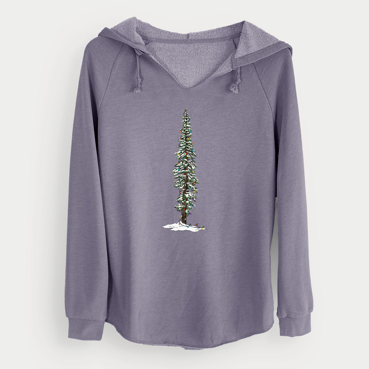 Christmas Redwood Tree - Cali Wave Hooded Sweatshirt