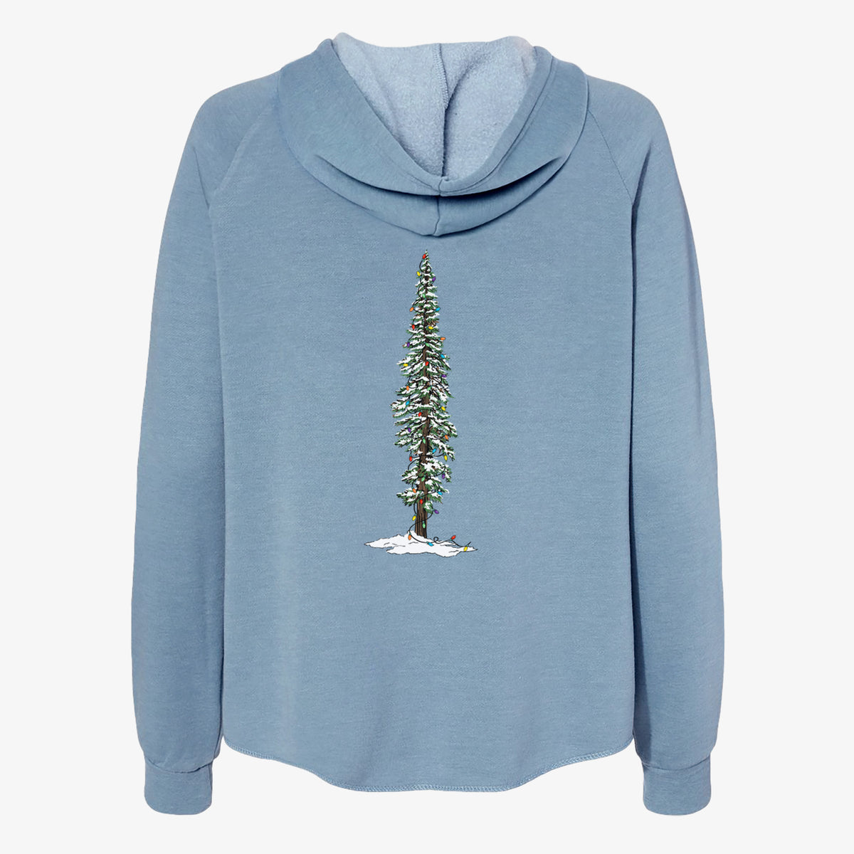 Christmas Redwood Tree - Women&#39;s Cali Wave Zip-Up Sweatshirt