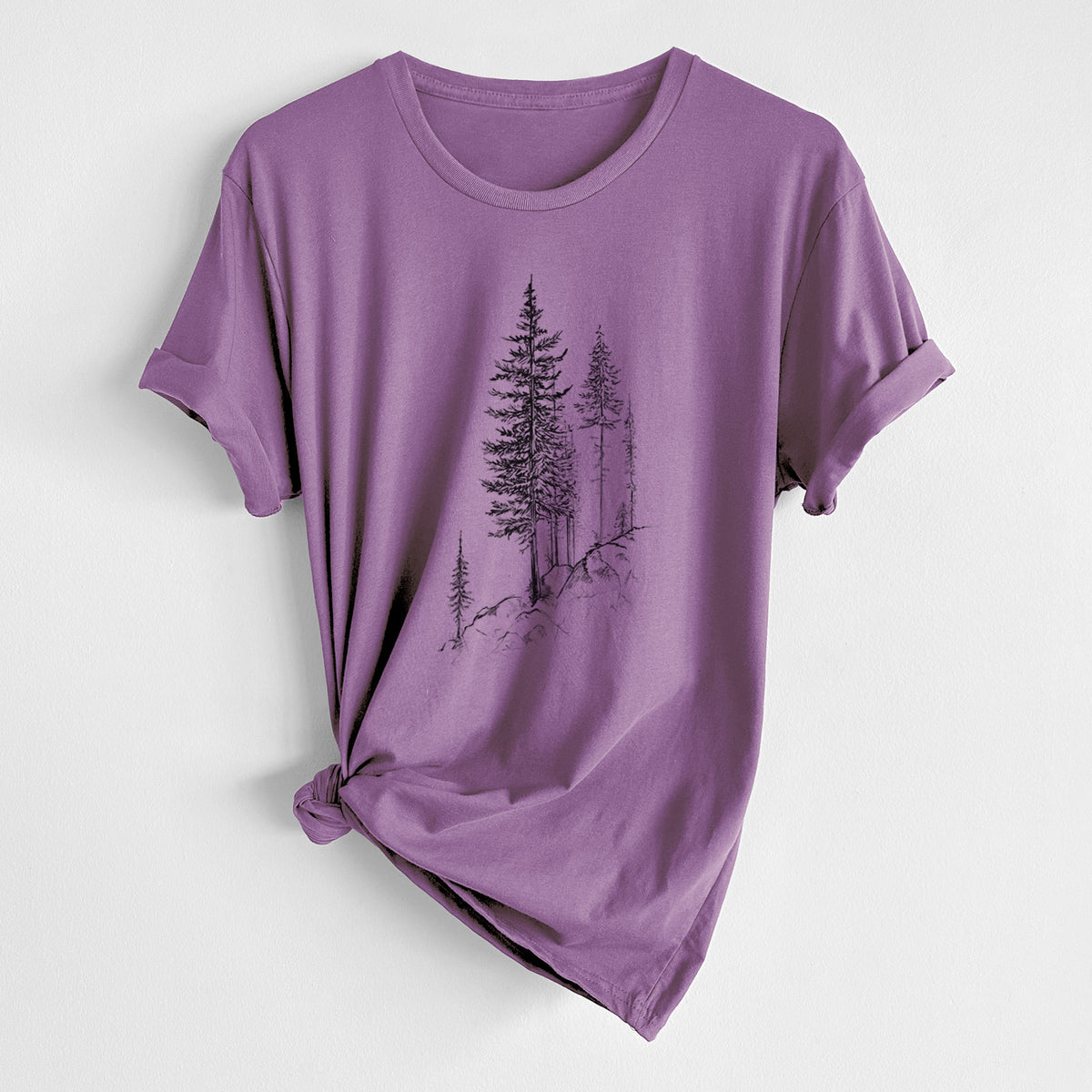 CLOSEOUT - Cliffside Pines - Unisex Crewneck - Made in USA - 100% Organic Cotton