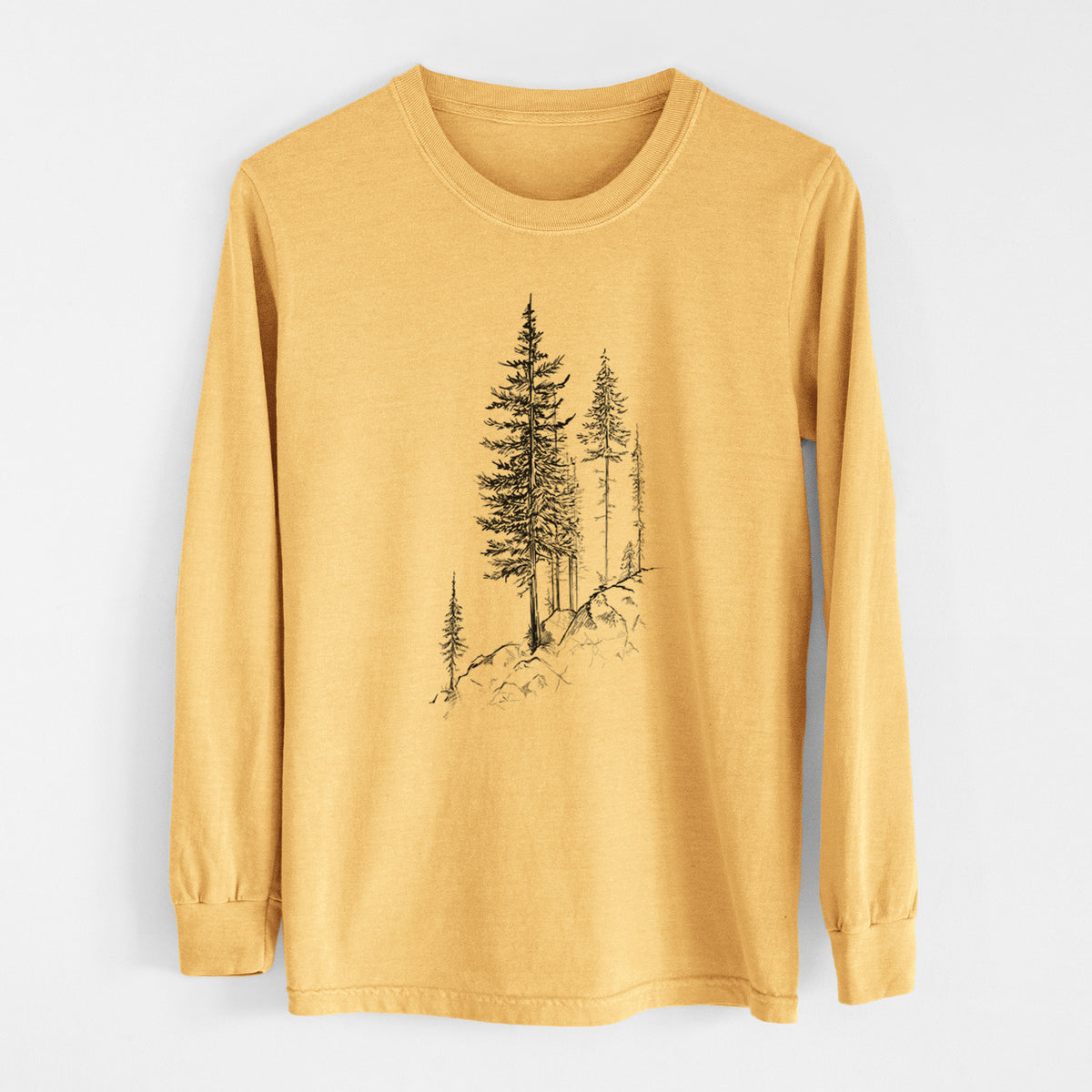 Cliffside Pines - Heavyweight 100% Cotton Long Sleeve