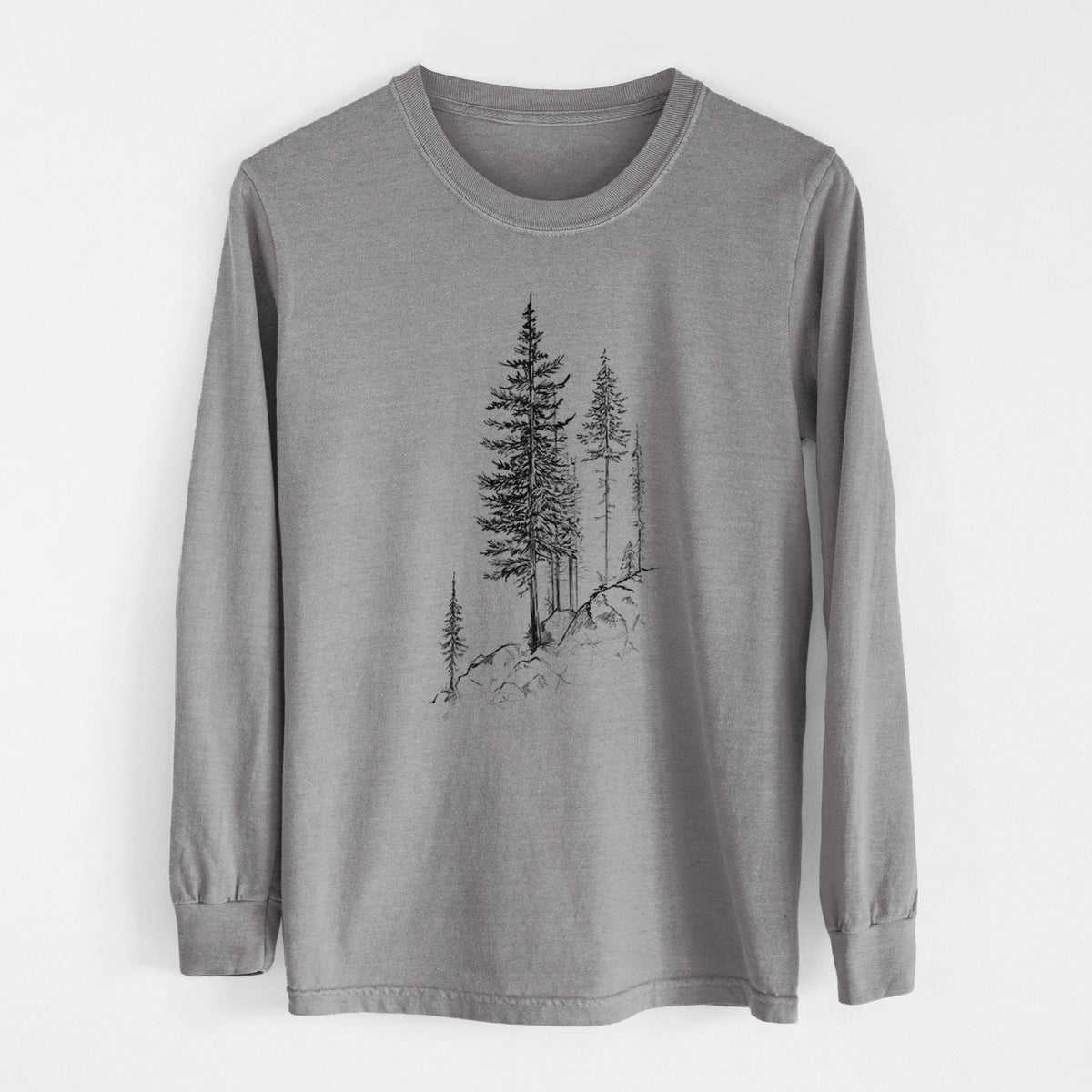Cliffside Pines - Heavyweight 100% Cotton Long Sleeve