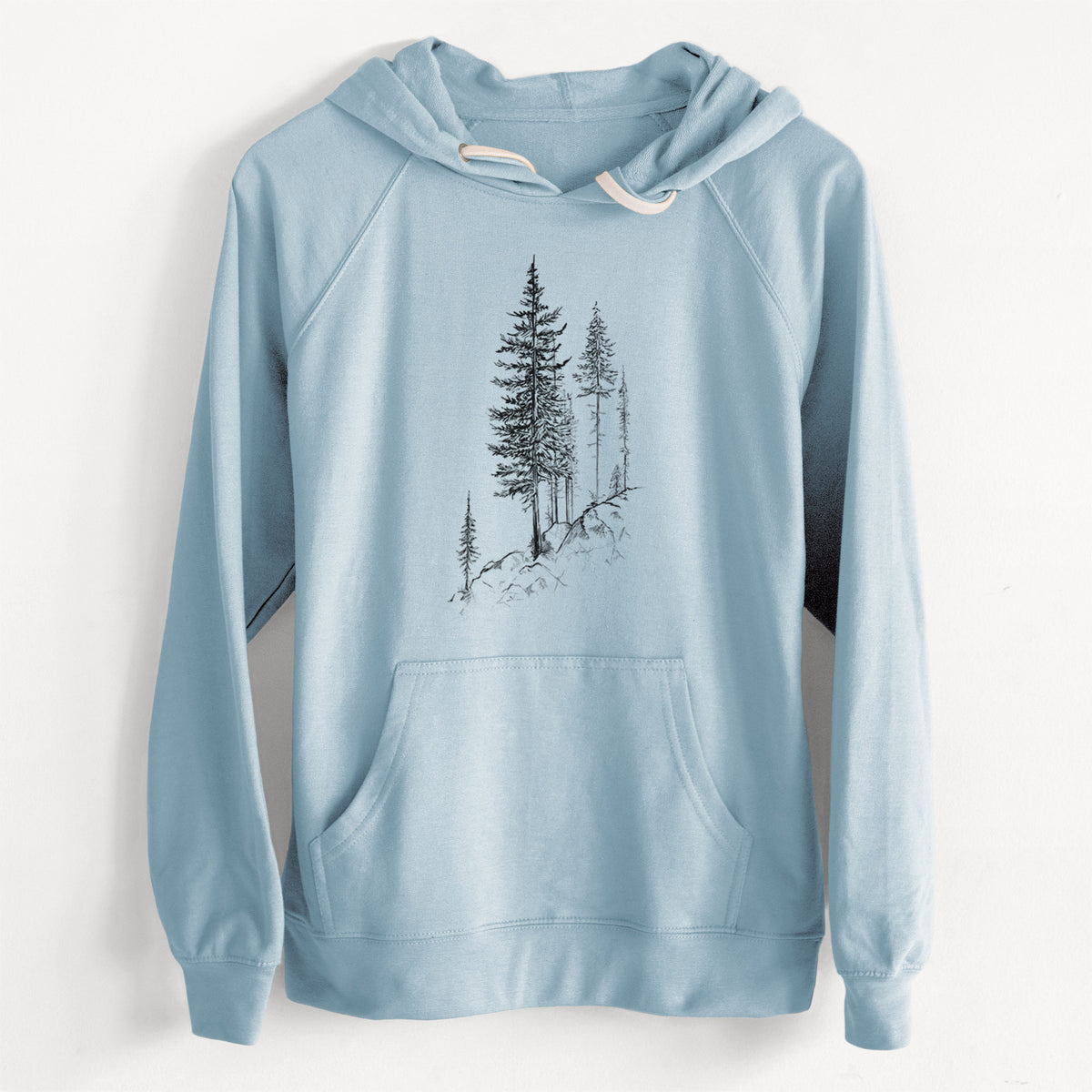 CLEARANCE - Cliffside Pines  - Unisex Slim Fit Loopback Terry Hoodie