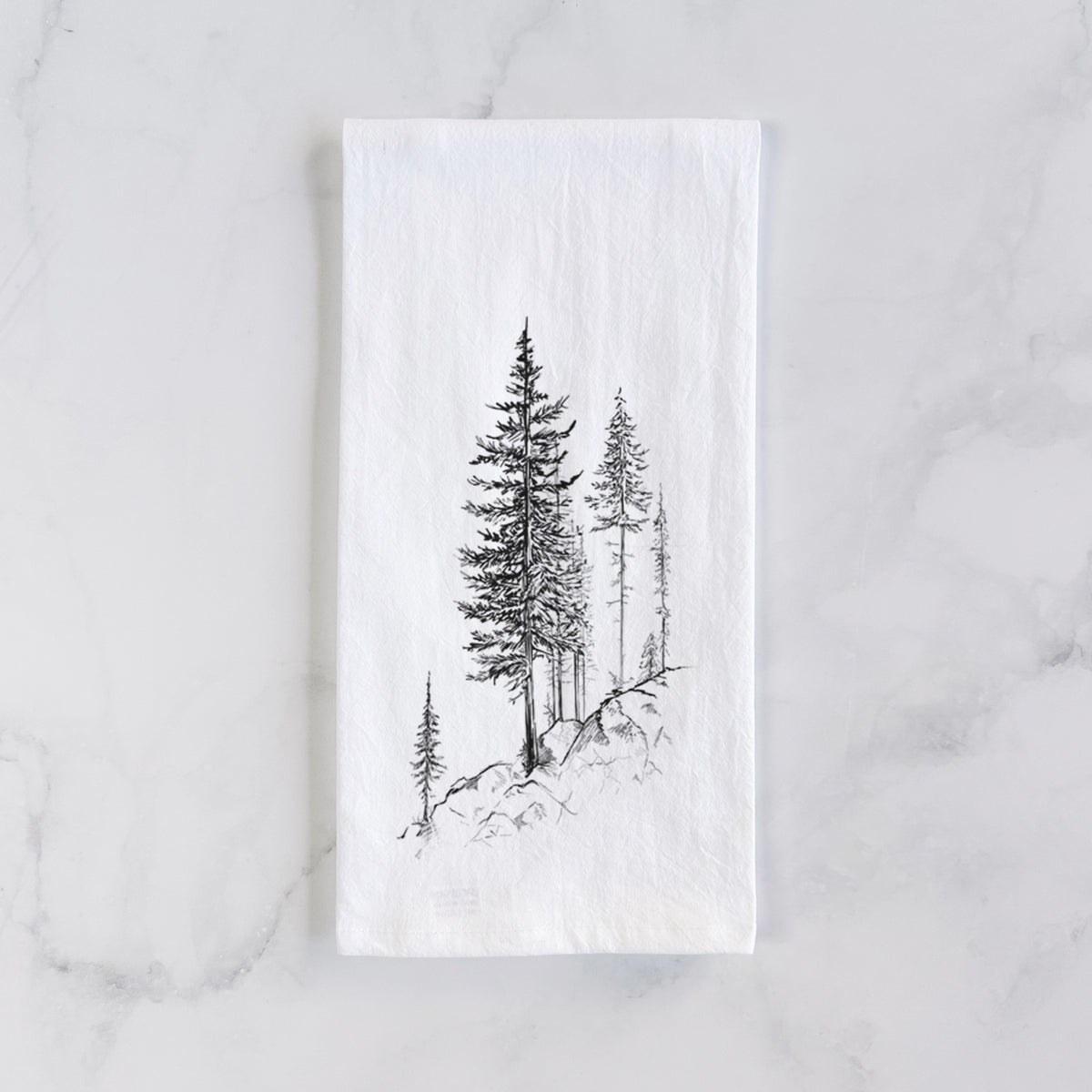 Cliffside Pines Tea Towel