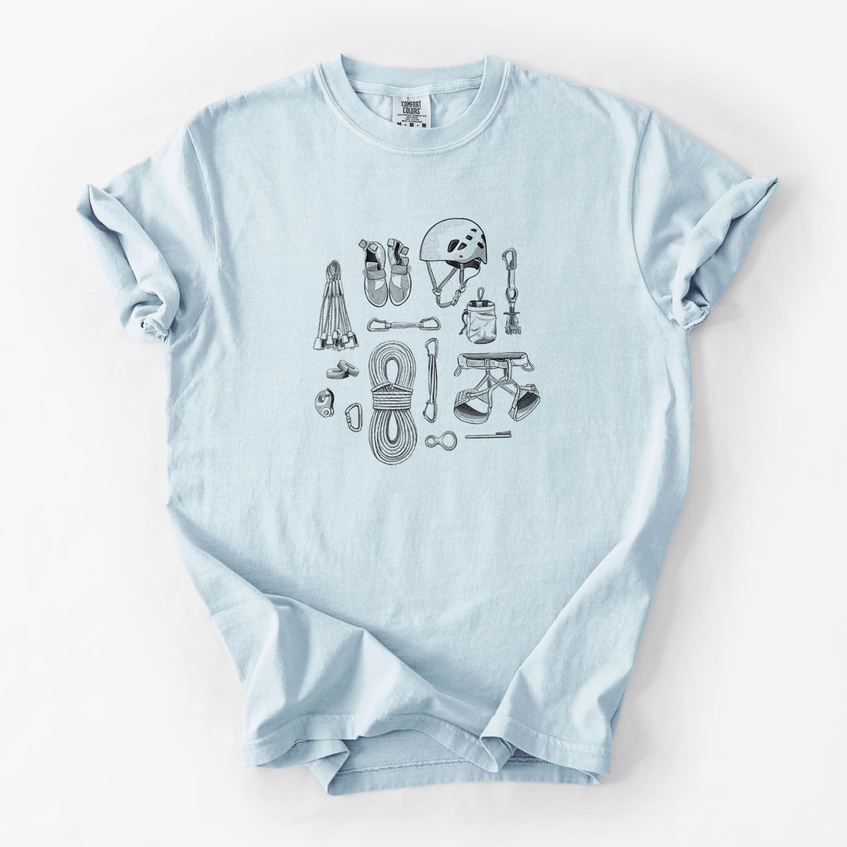 Summit Climbing Essentials - Unisex Comfort Colors Garment-Dyed Heavyweight T-shirt