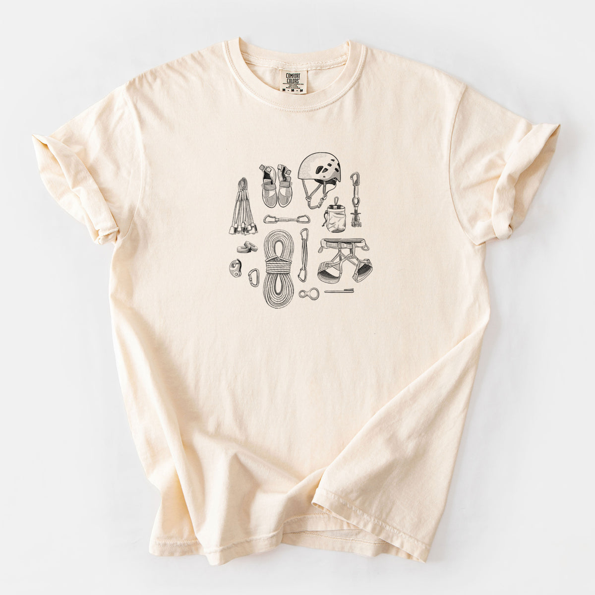 Summit Climbing Essentials - Unisex Comfort Colors Garment-Dyed Heavyweight T-shirt