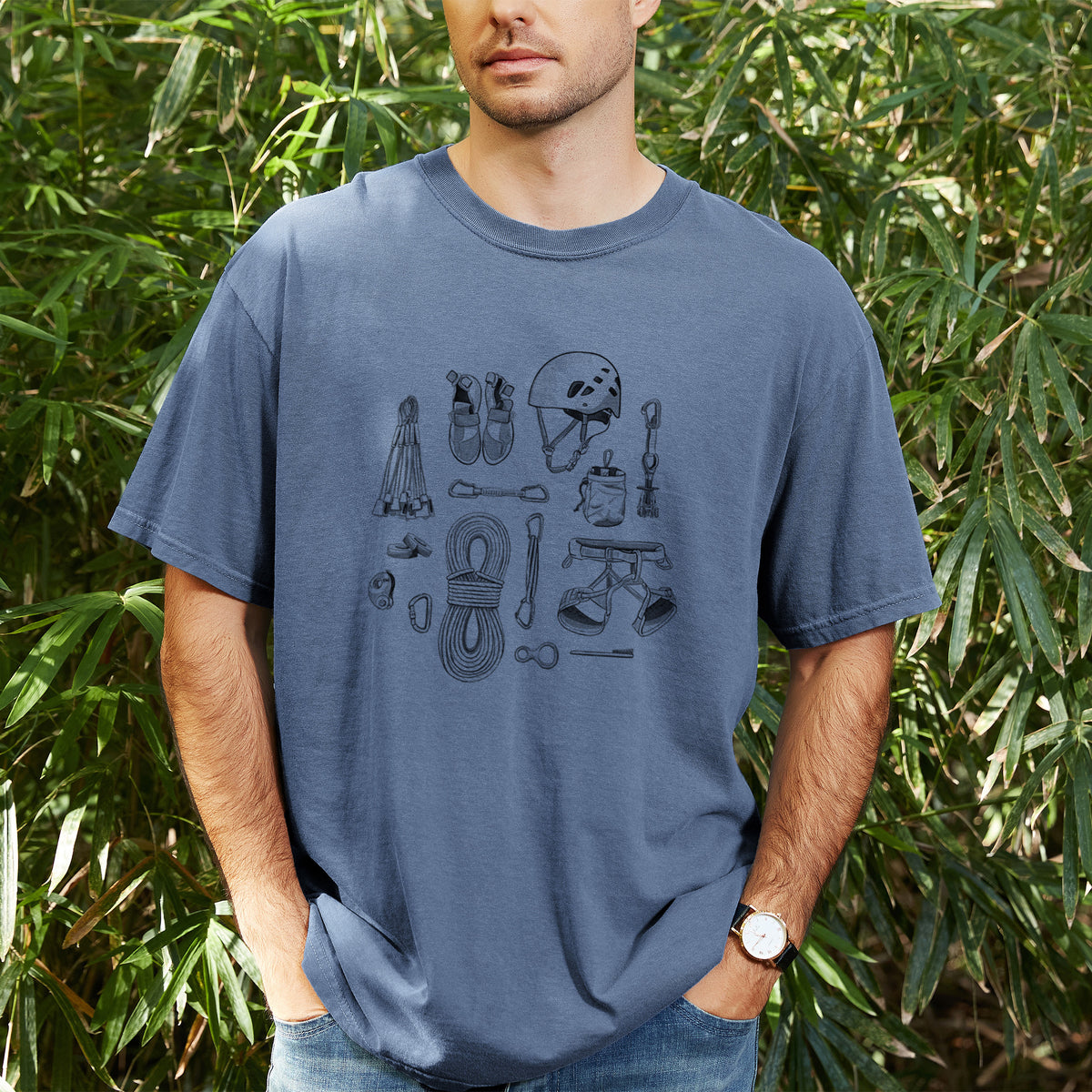 Summit Climbing Essentials - Unisex Comfort Colors Garment-Dyed Heavyweight T-shirt