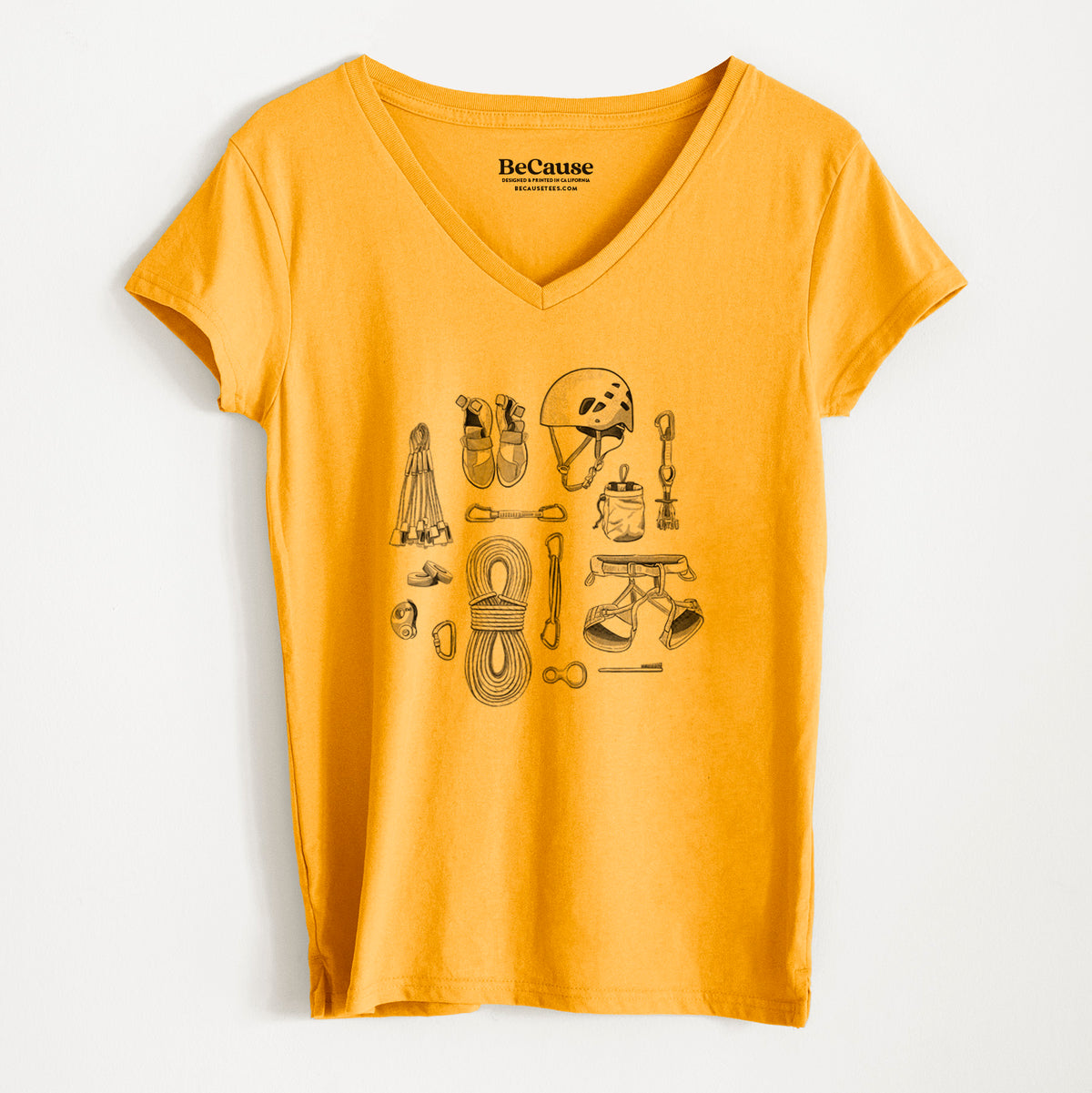 Summit Climbing Essentials - Women&#39;s 100% Recycled V-neck
