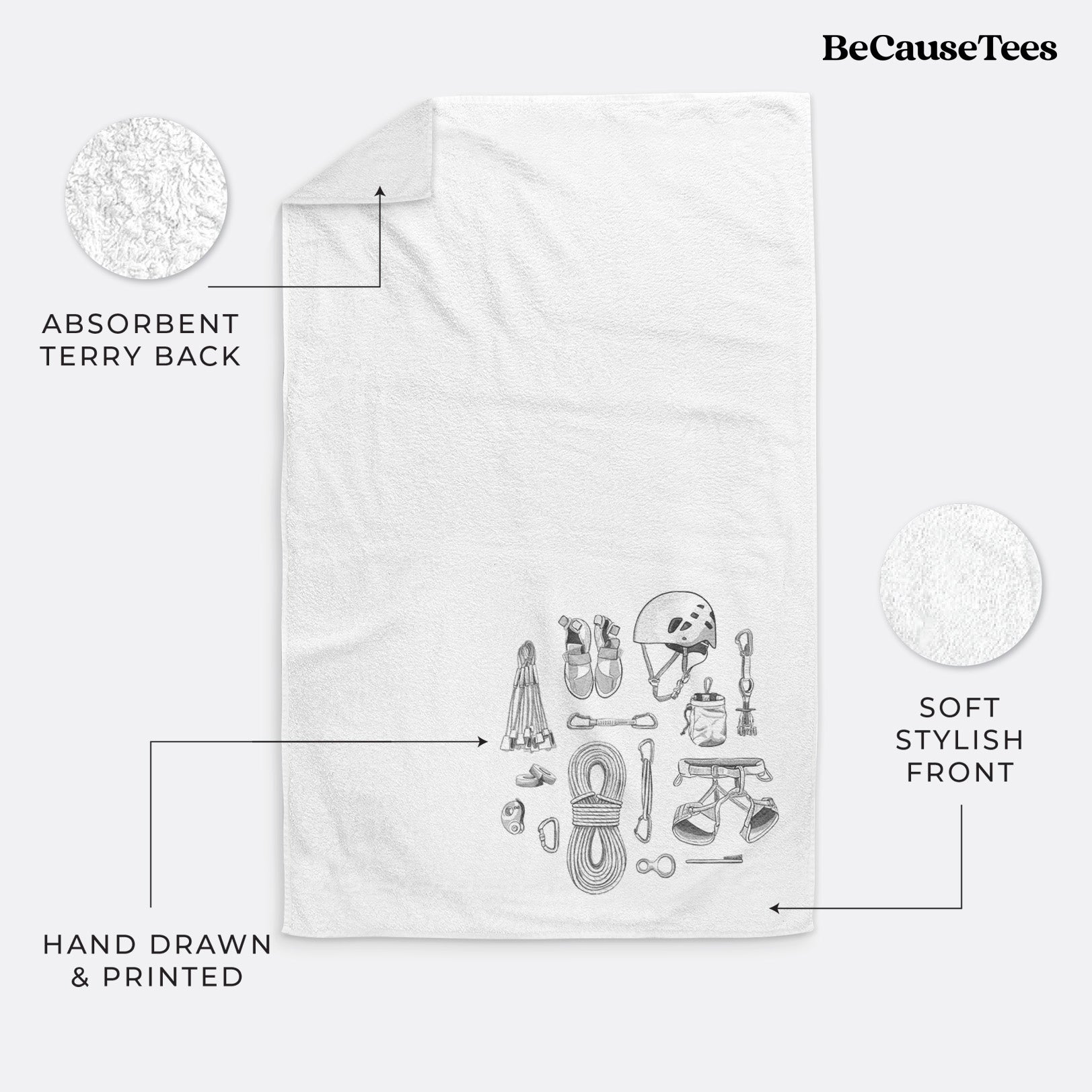 Summit Climbing Essentials Premium Decorative Hand Towel
