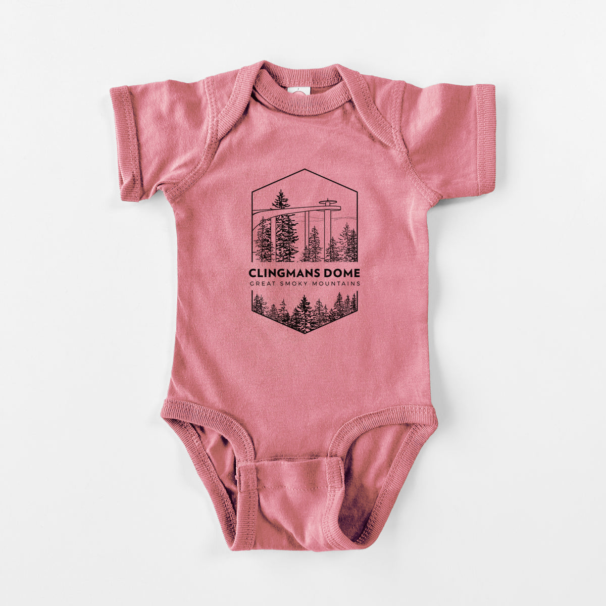 Clingmans Dome - Great Smoky Mountains National Park - Baby Fine Jersey Bodysuit