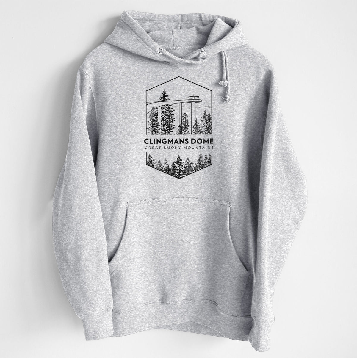 Clingmans Dome - Great Smoky Mountains National Park - Heavyweight Fleece Hoodie